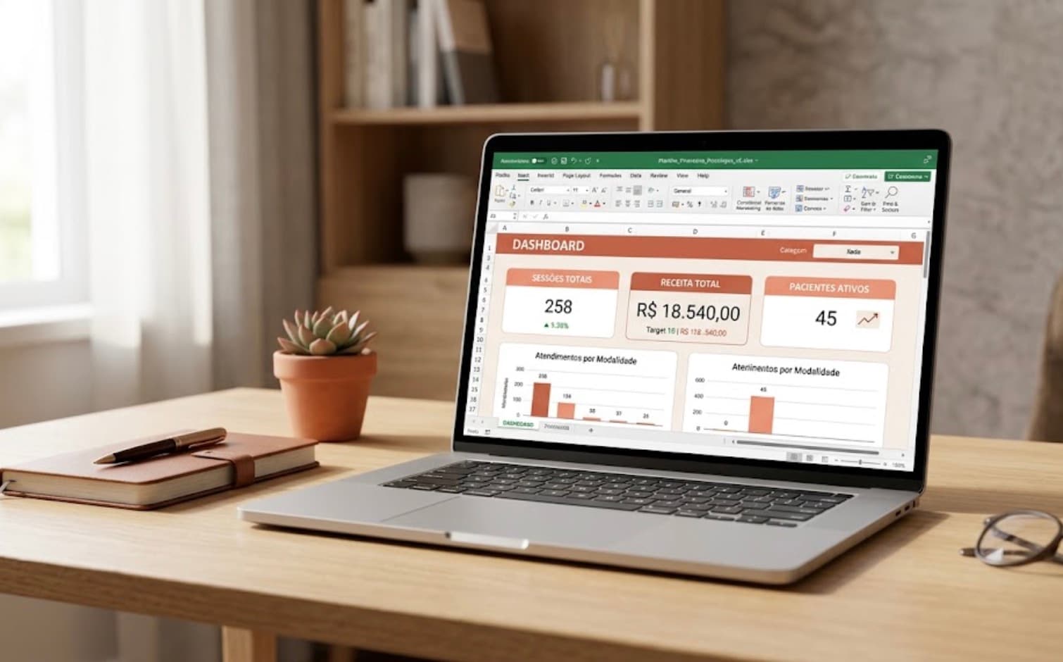 Planilha Financeira para Psicólogos